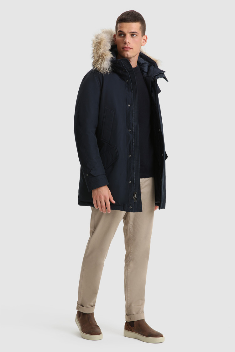 Polar Parka con collo alto e pelliccia removibile