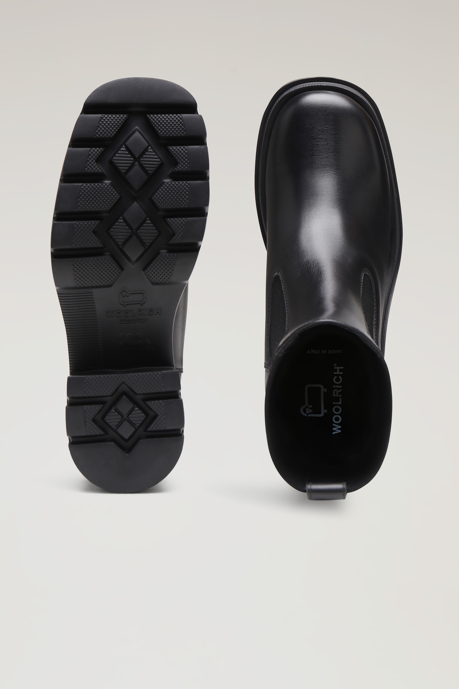 Bottines Chelsea plateforme avec talon noir photo 4 | Woolrich