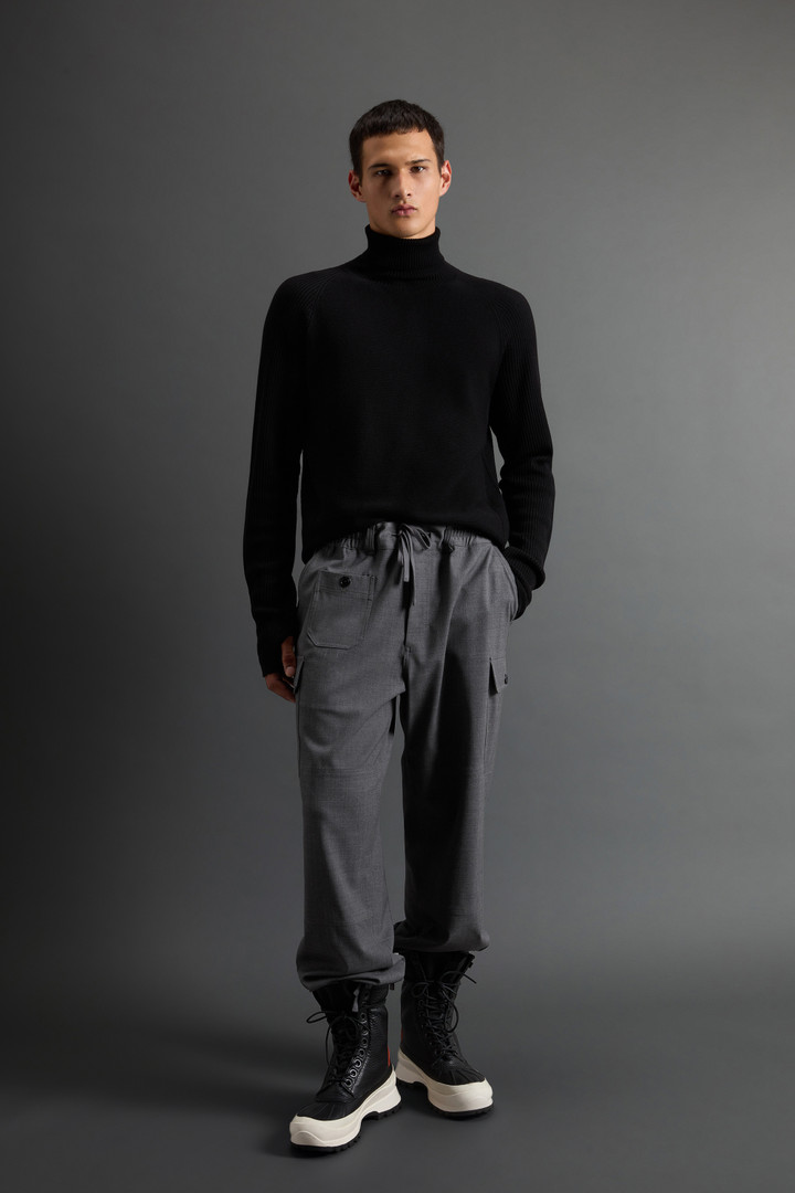 Stretch Wool Cargo Pants by Todd Snyder Gray photo 1 | Woolrich