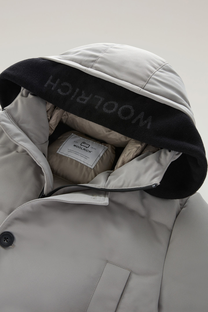 Parka with Detachable Wool Visor Gray photo 2 | Woolrich