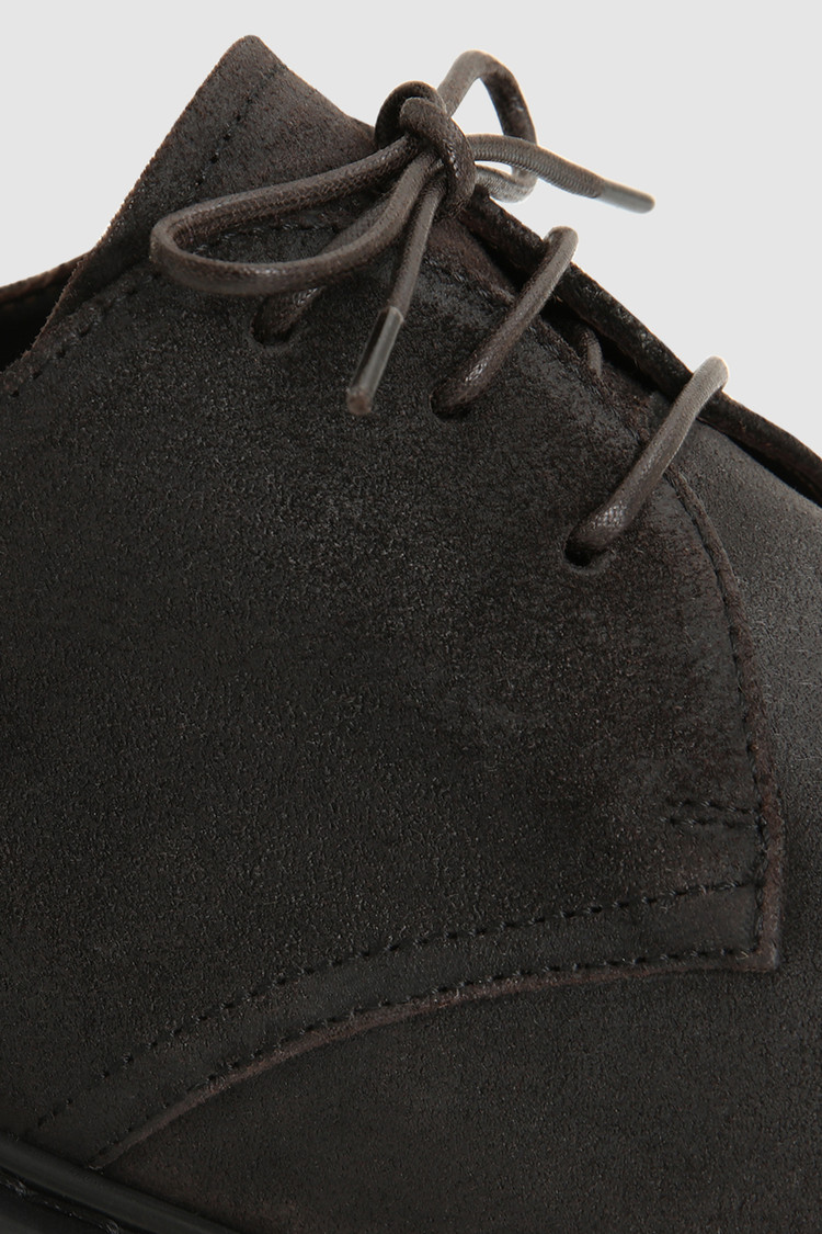 Derby Low shoes in water resistant suede
