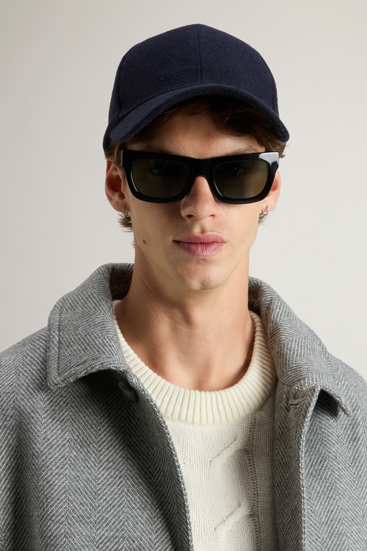 Cap in Recycled Italian Wool-Blend Blue photo 4 | Woolrich