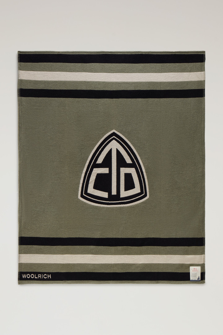 U.S. Trails Blanket in Pure Cotton Green photo 2 | Woolrich