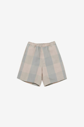 Pure Cotton Checked Shorts Beige | Woolrich