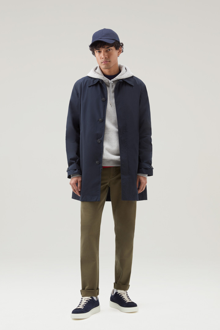 New City Coat in Urban Touch Blue photo 2 | Woolrich