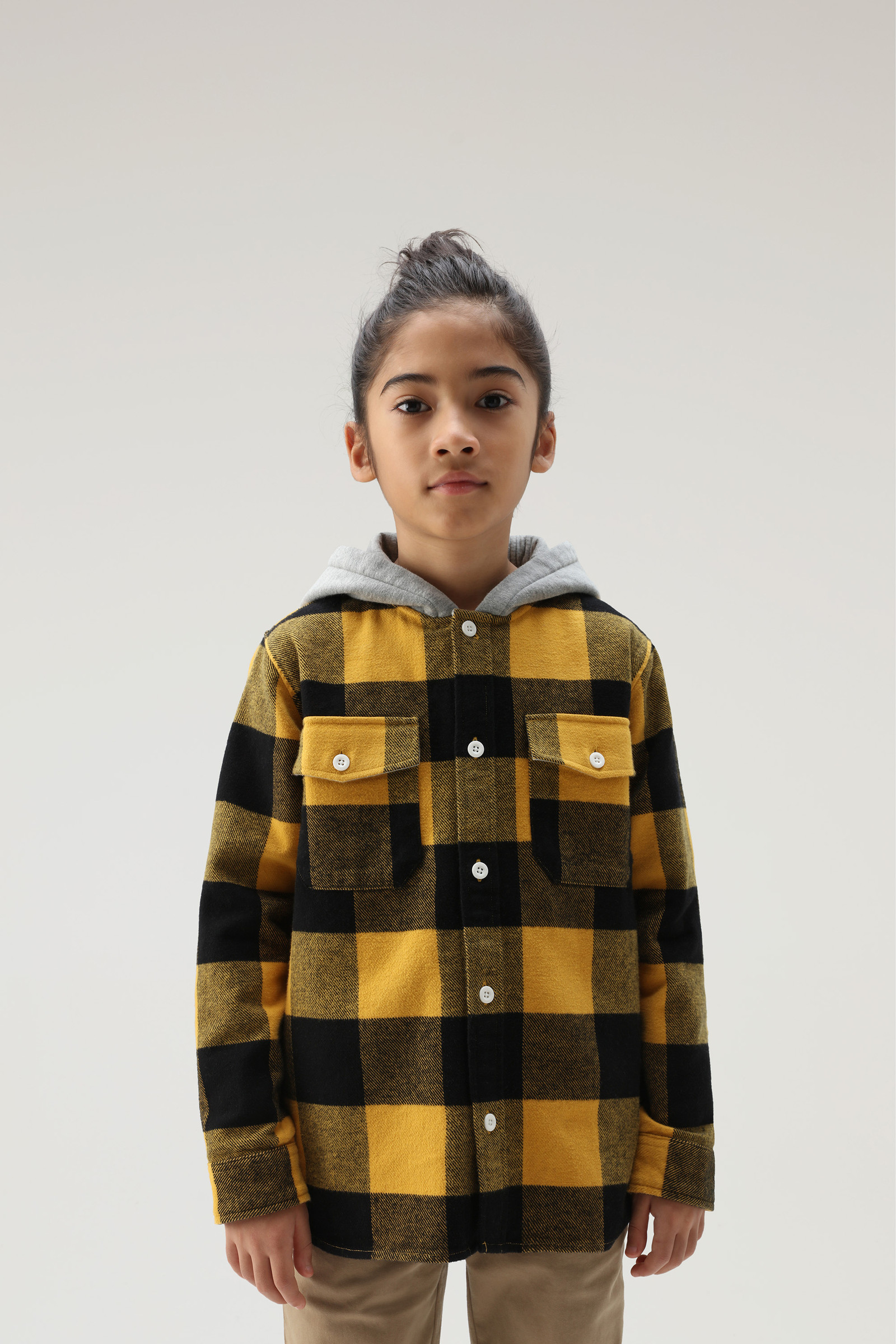 woolrich buffalo check coat