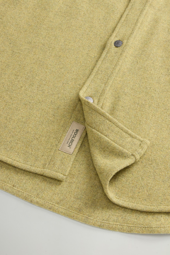 Alaskan Overshirt in Wool Blend Khaki photo 8 | Woolrich