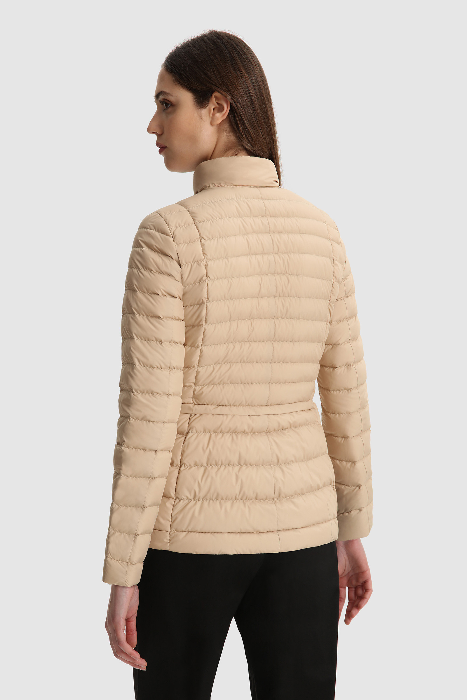 Hibiscus quilted jacket