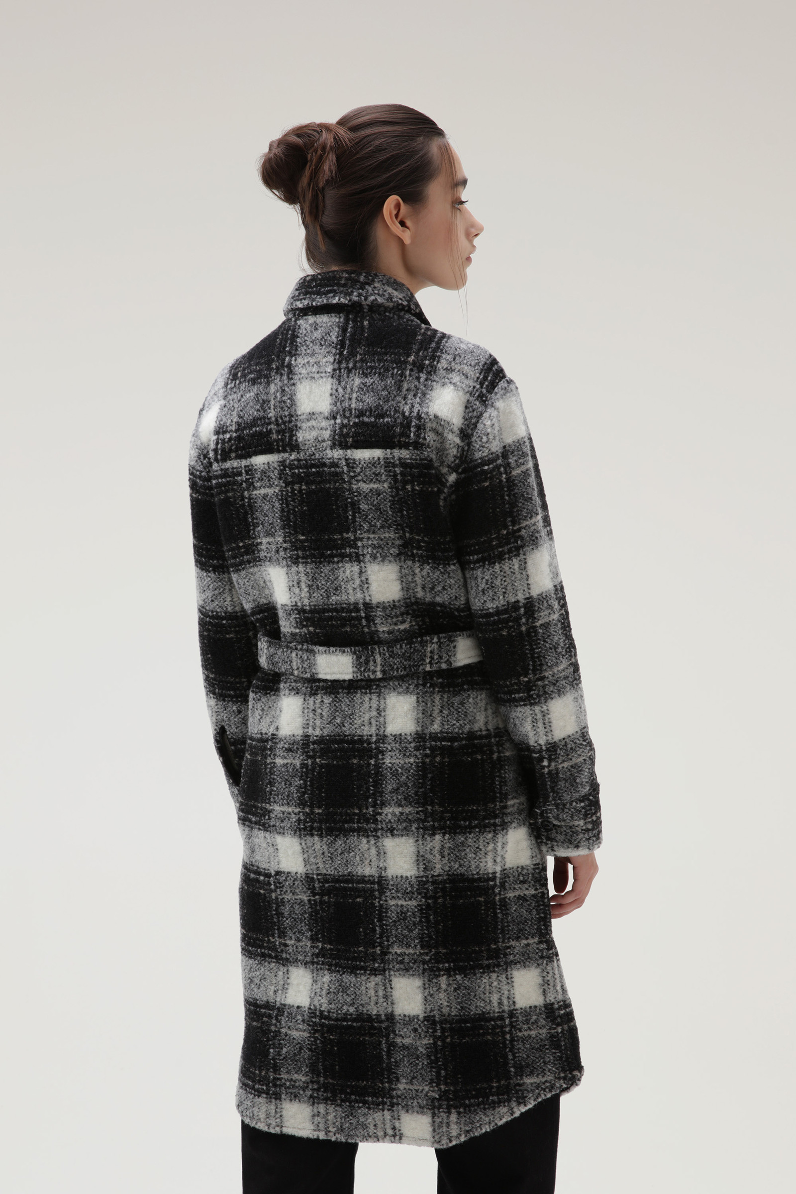 Mantel Gentry aus Wollmischung schwarz photo 3 | Woolrich