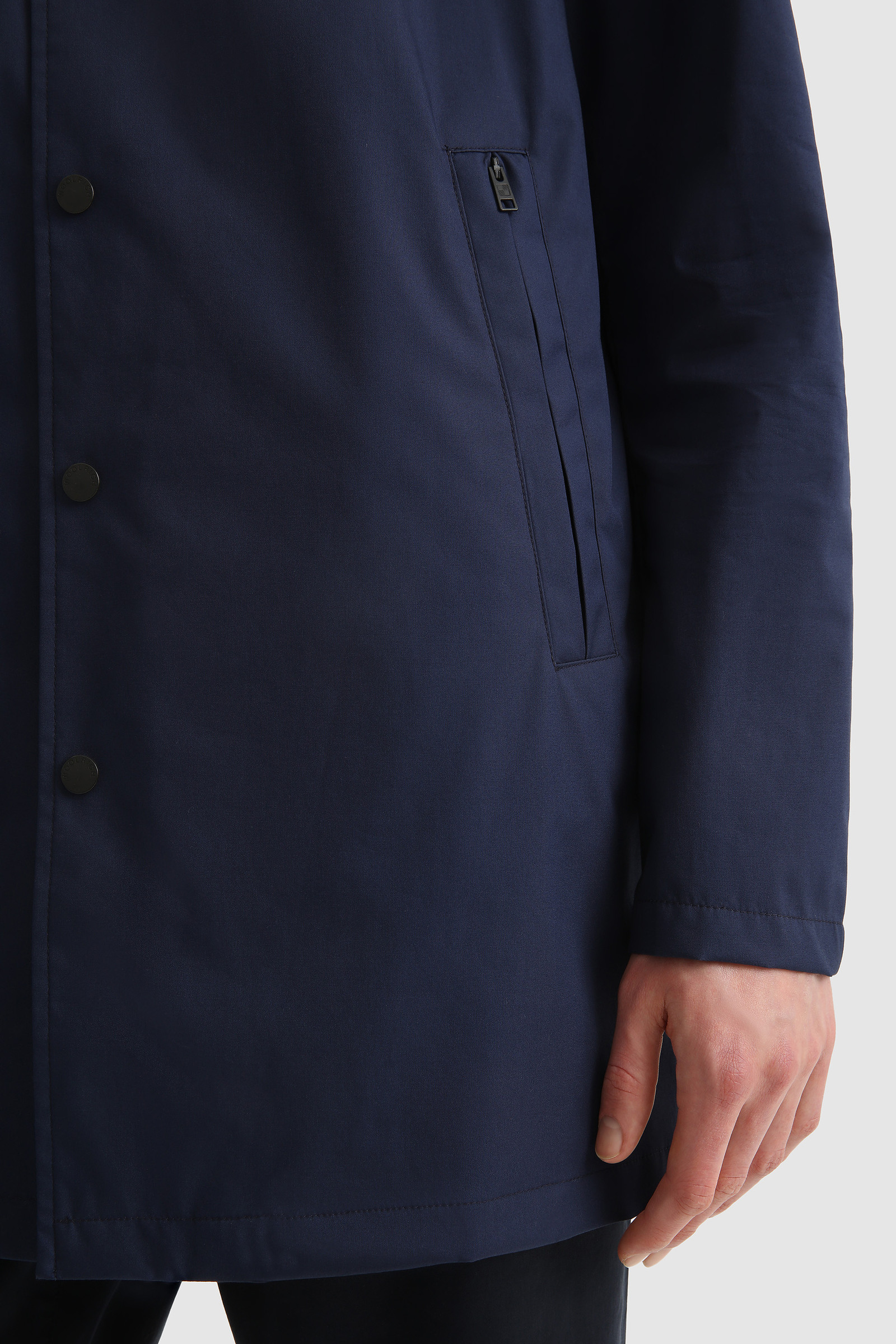 Triple-layer cotton car coat