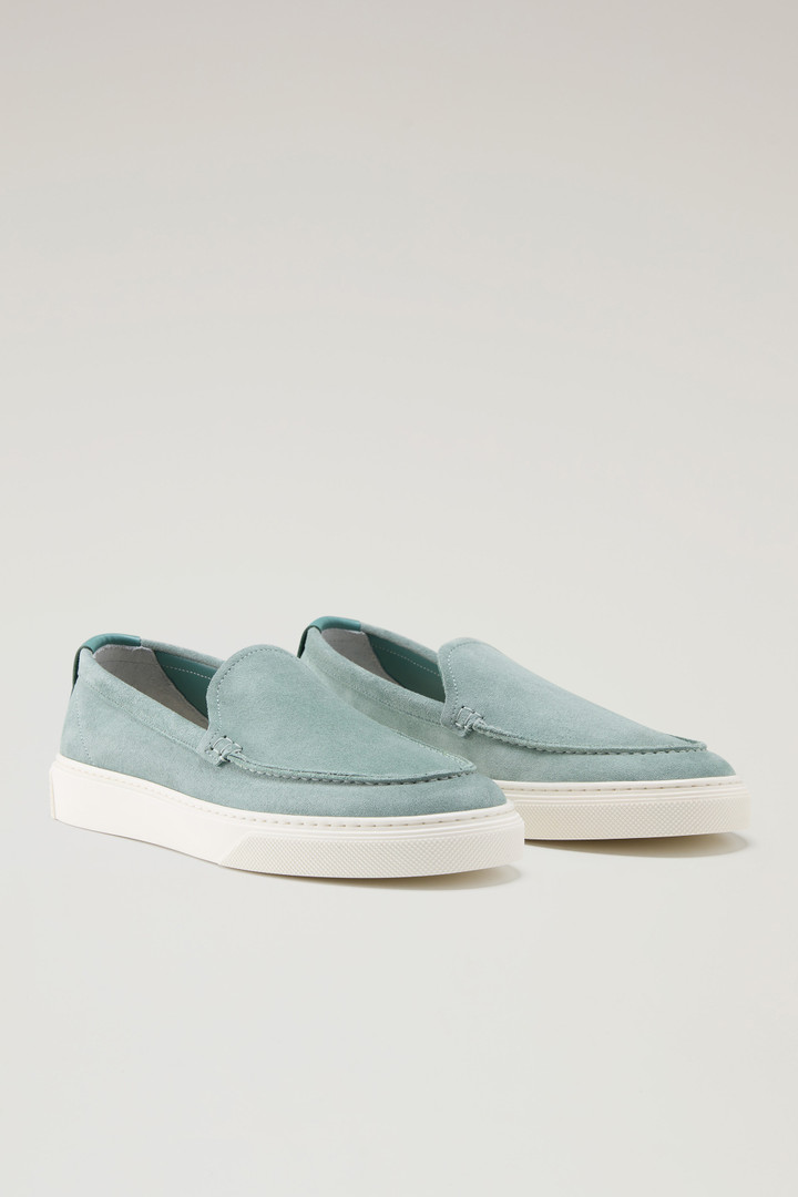 Suede Leather Loafers Green photo 2 | Woolrich