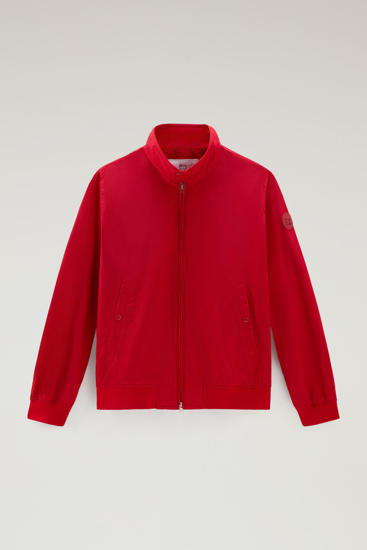 Cruiser Bomber Jacket in Ramar Cloth with Turtleneck Red photo 5 | Woolrich