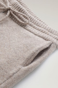 Pantalones deportivos en suave tweed de lana virgen