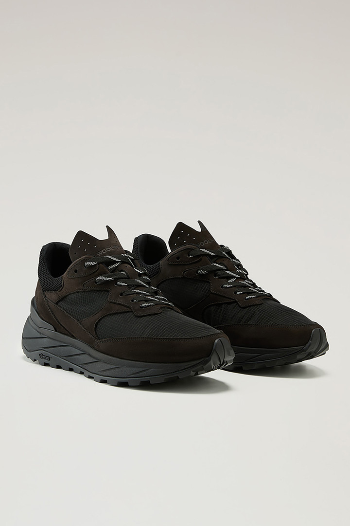 Running Sneakers in Ripstop Fabric Black photo 2 | Woolrich