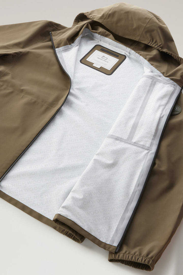 Waterproof Pacific Hooded Jacket Green photo 6 | Woolrich