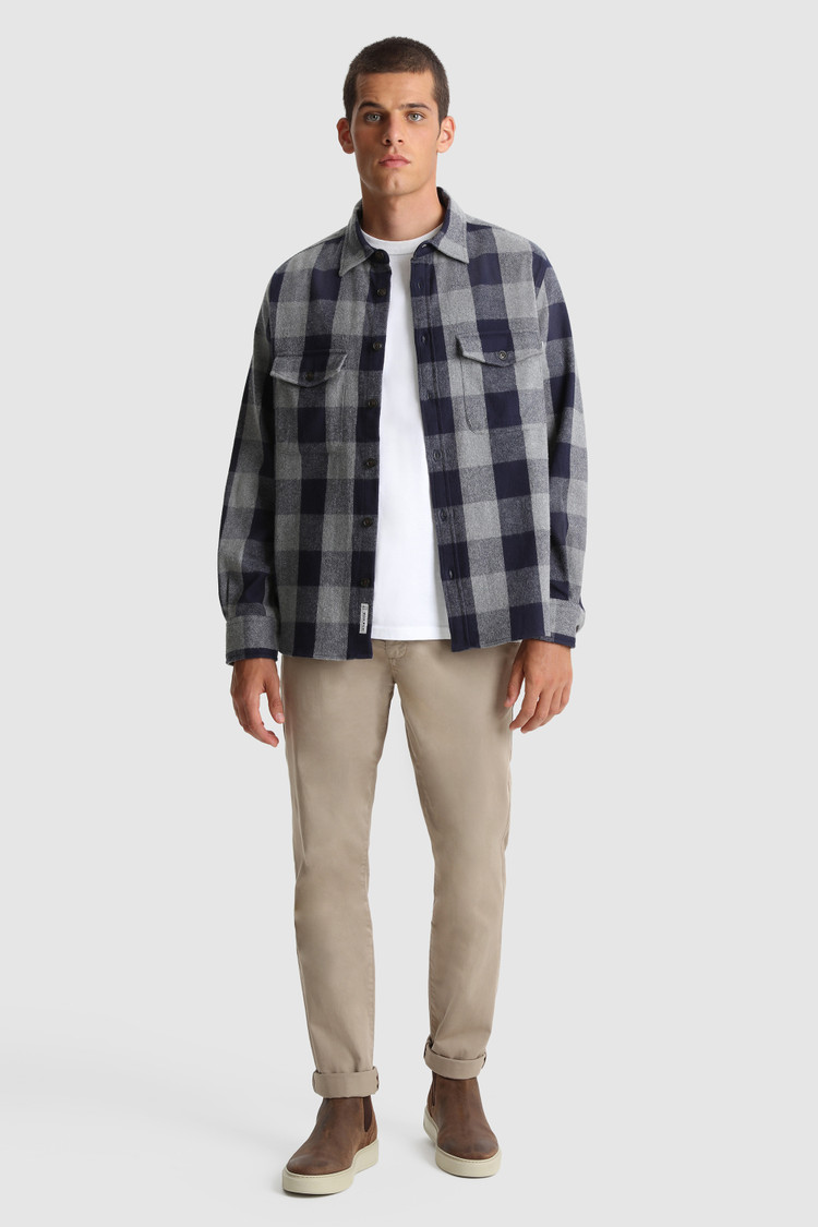 Giacca camicia Oxbow con motivo d'archivio Buffalo Check