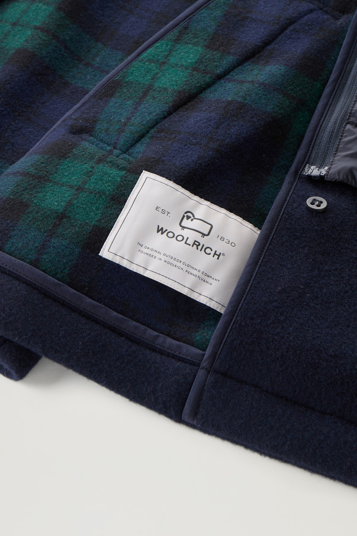 2-in-1 Peacoat in Recycled Italian Wool Blend Blue photo 7 | Woolrich