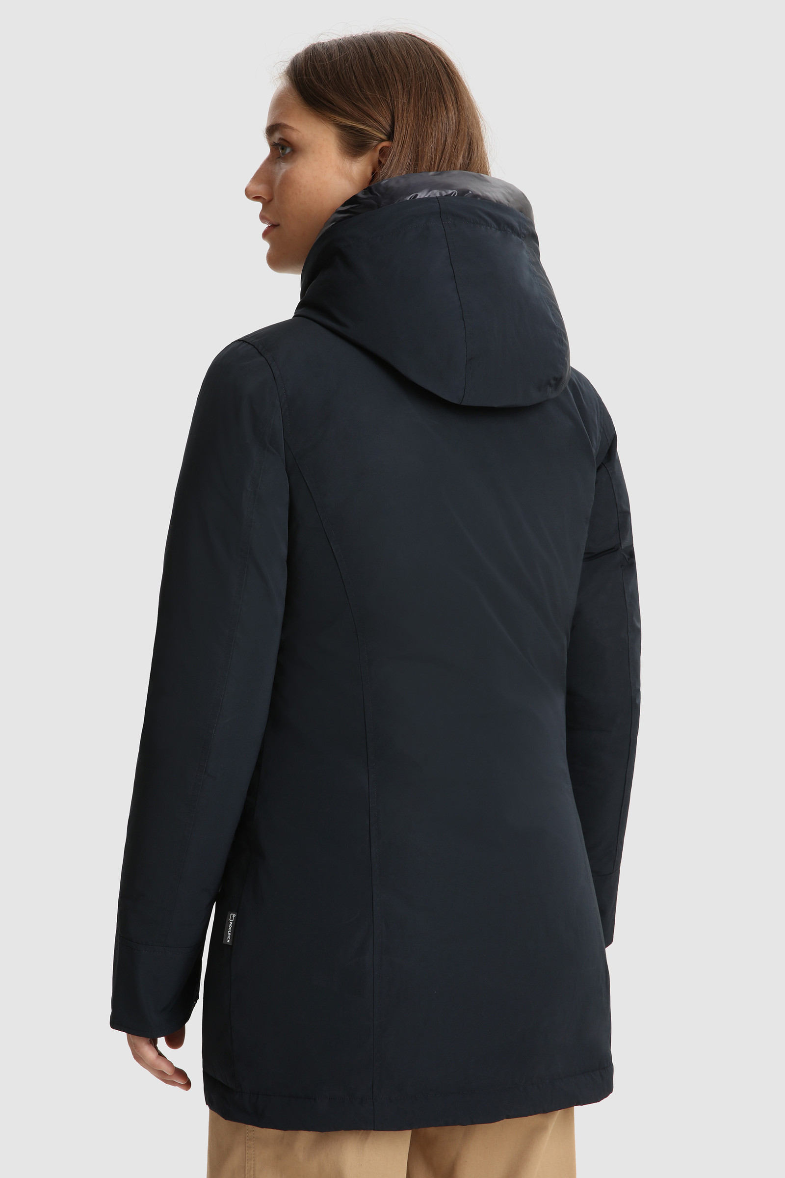 Woolrich Fur Arctic Luxury Parka in Black Womens Clothing Coats Parka coats 