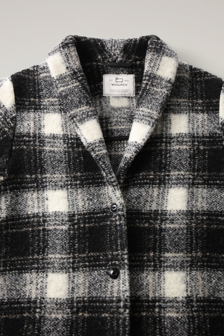 Cappotto Gentry in misto lana con motivo a quadri Nero photo 2 | Woolrich