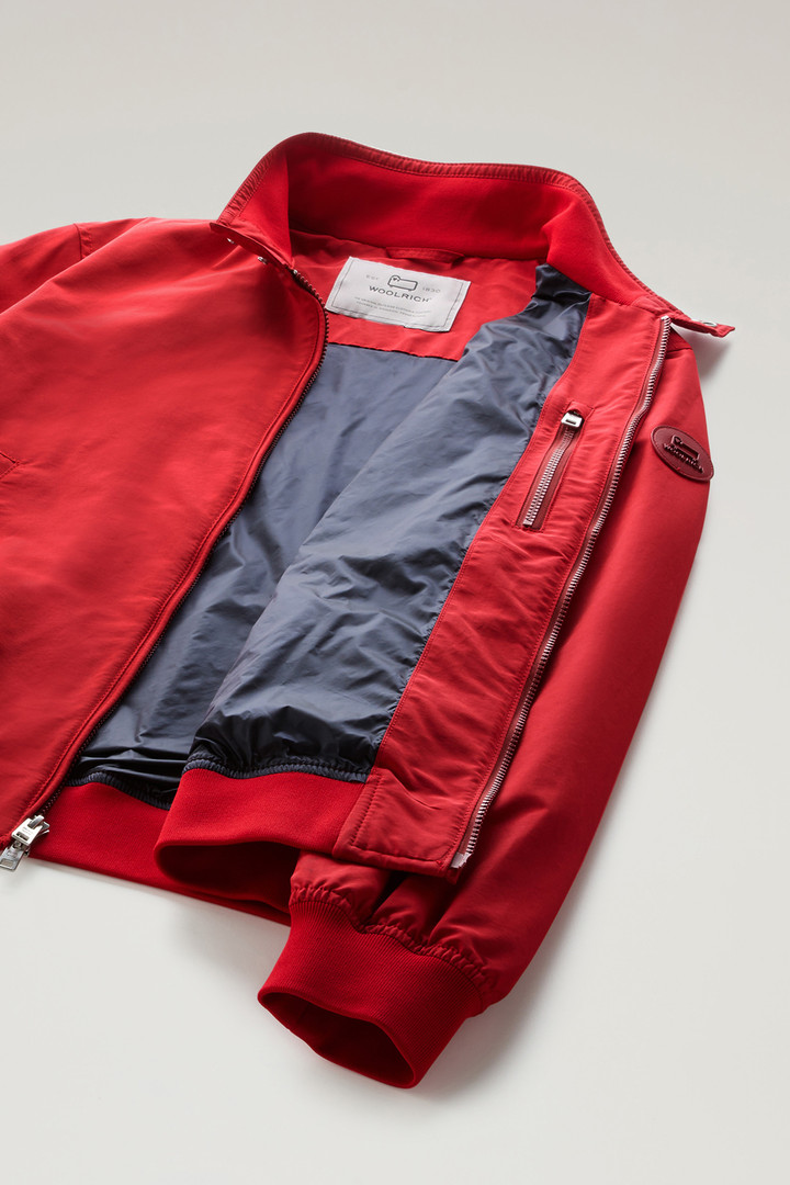 Cruiser Bomber Jacket in Ramar Cloth with Turtleneck Red photo 9 | Woolrich