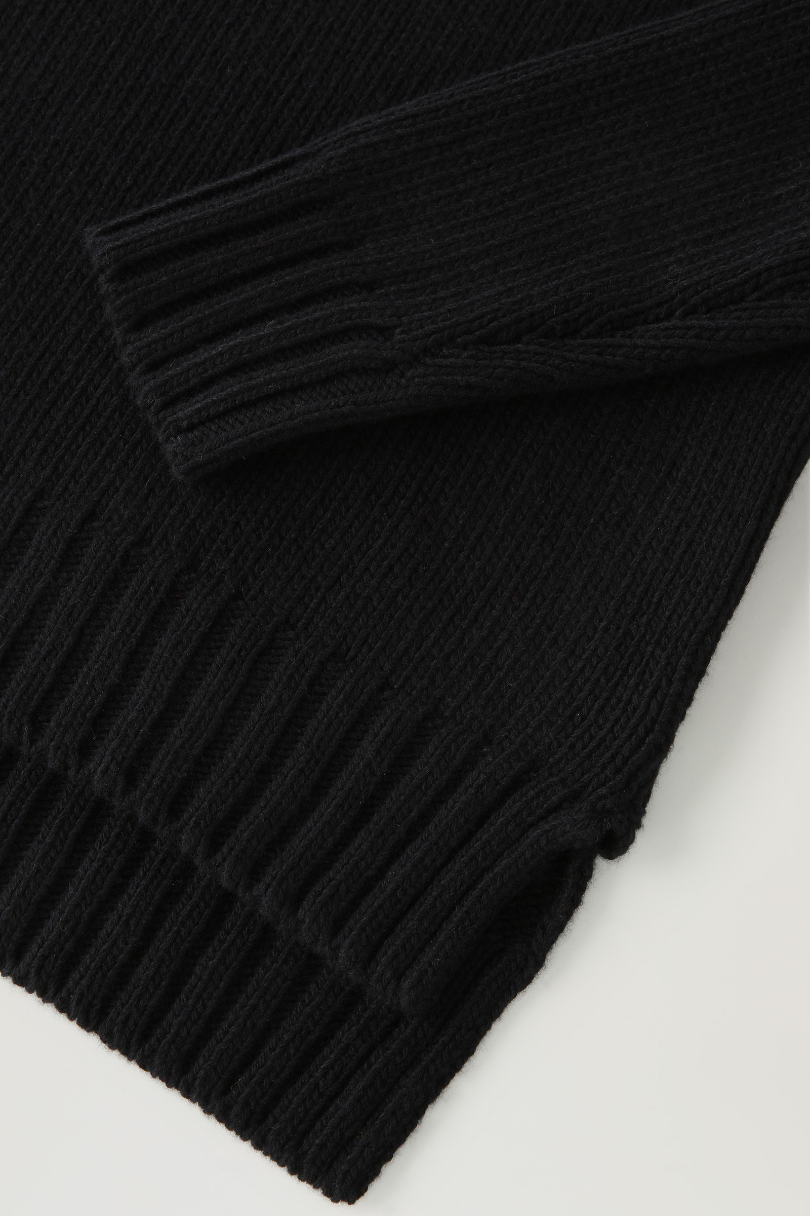 Virgin Wool Turtleneck Sweater Black photo 7 | Woolrich