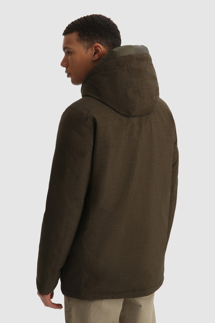 Parka City en tissu haute performance effet laine