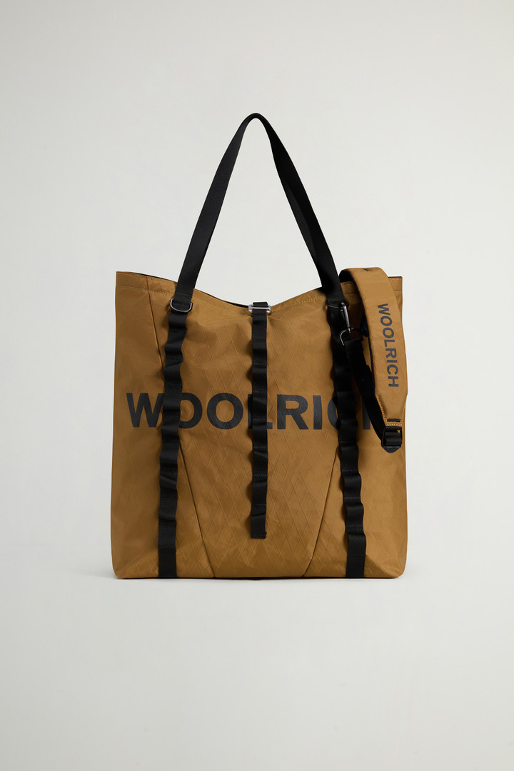 Oversized Tote Bag in X-PAC by Todd Snyder Brown photo 1 | Woolrich