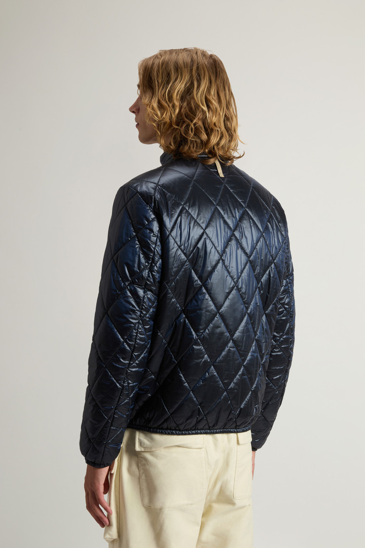 Yarn-Dyed Quilted Nylon Jacket Blue photo 3 | Woolrich