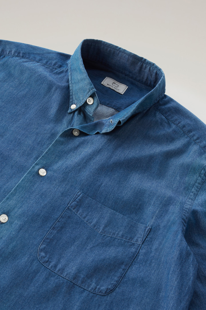 Chemise en chambray pur coton Bleu photo 2 | Woolrich