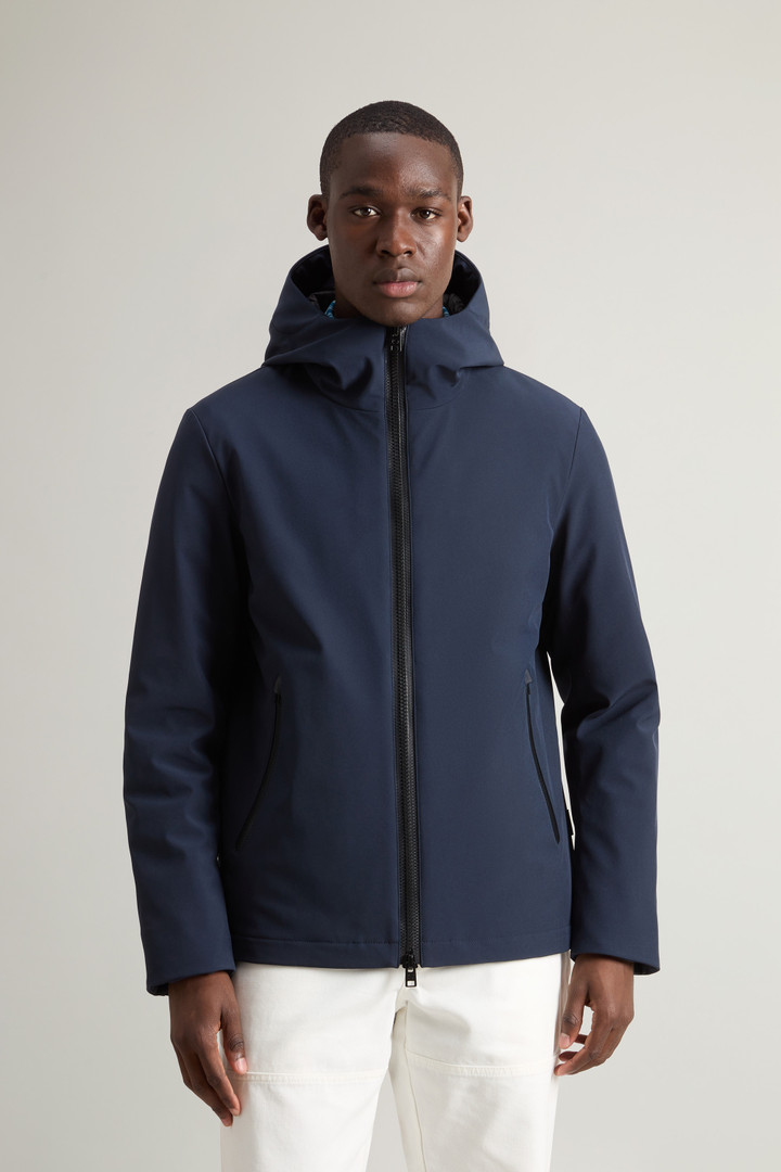 Pacific Jacket in Tech Softshell Blue photo 1 | Woolrich