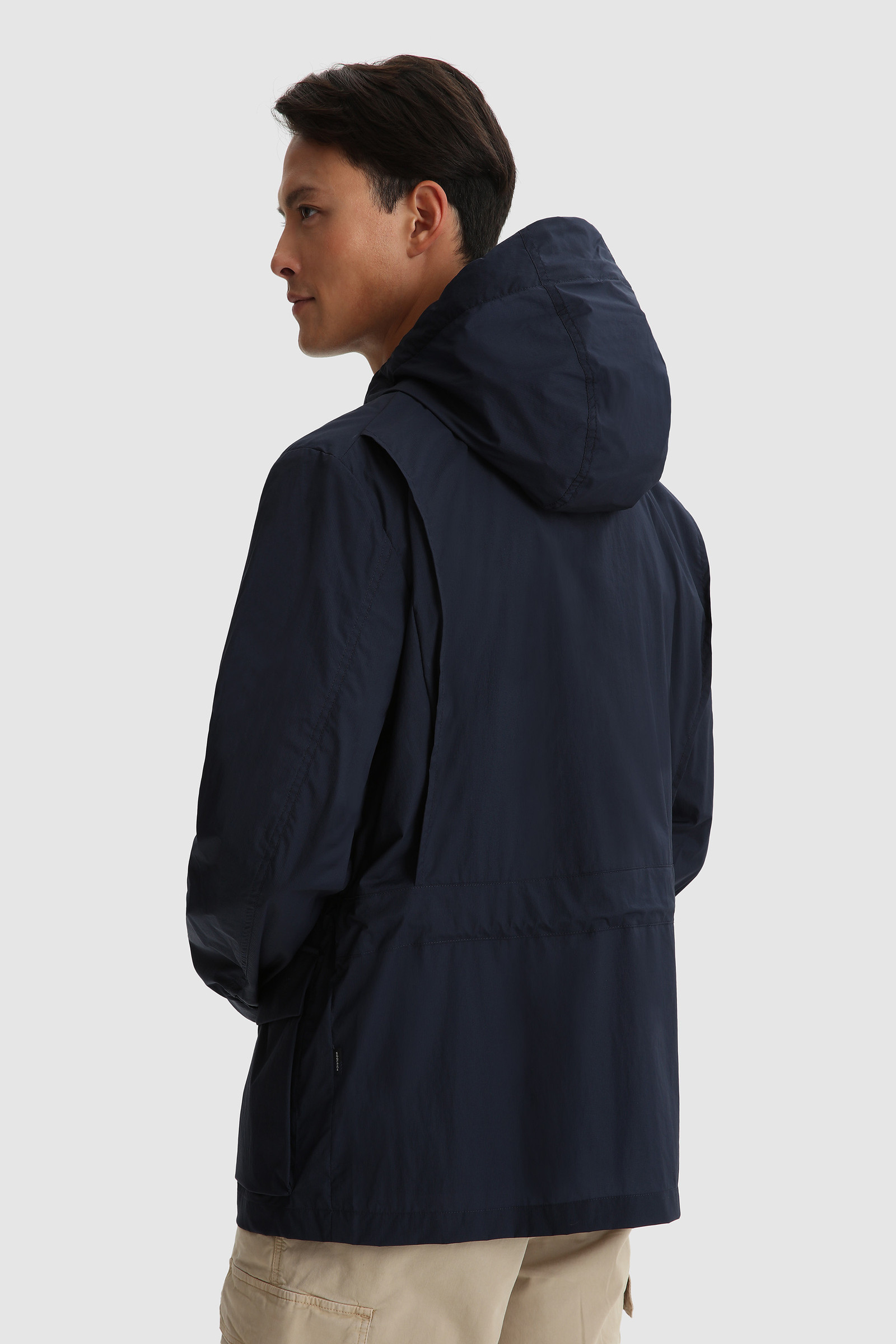 Ultralight Mountain Ripstop Windbreaker Blue photo 4 | Woolrich