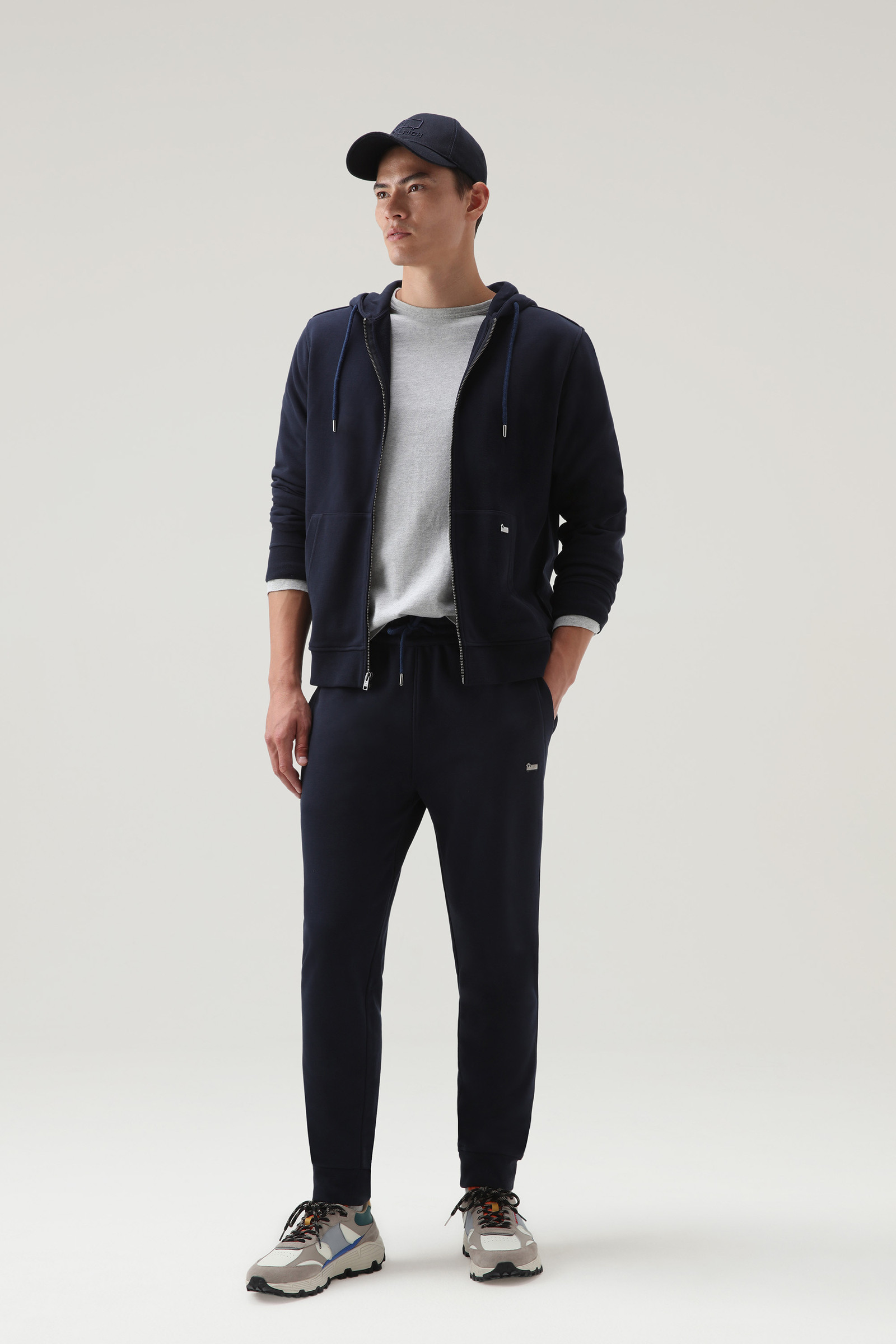 Pantalon de sport léger bleu photo 2 | Woolrich