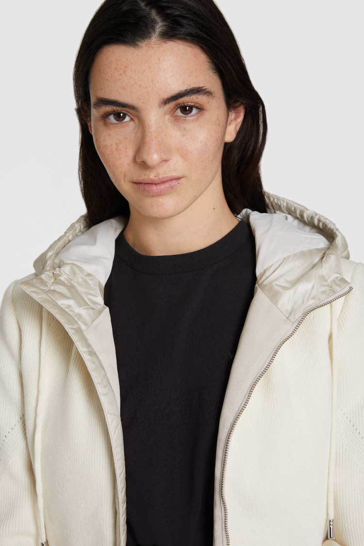 Sweat en nylon et mérinos