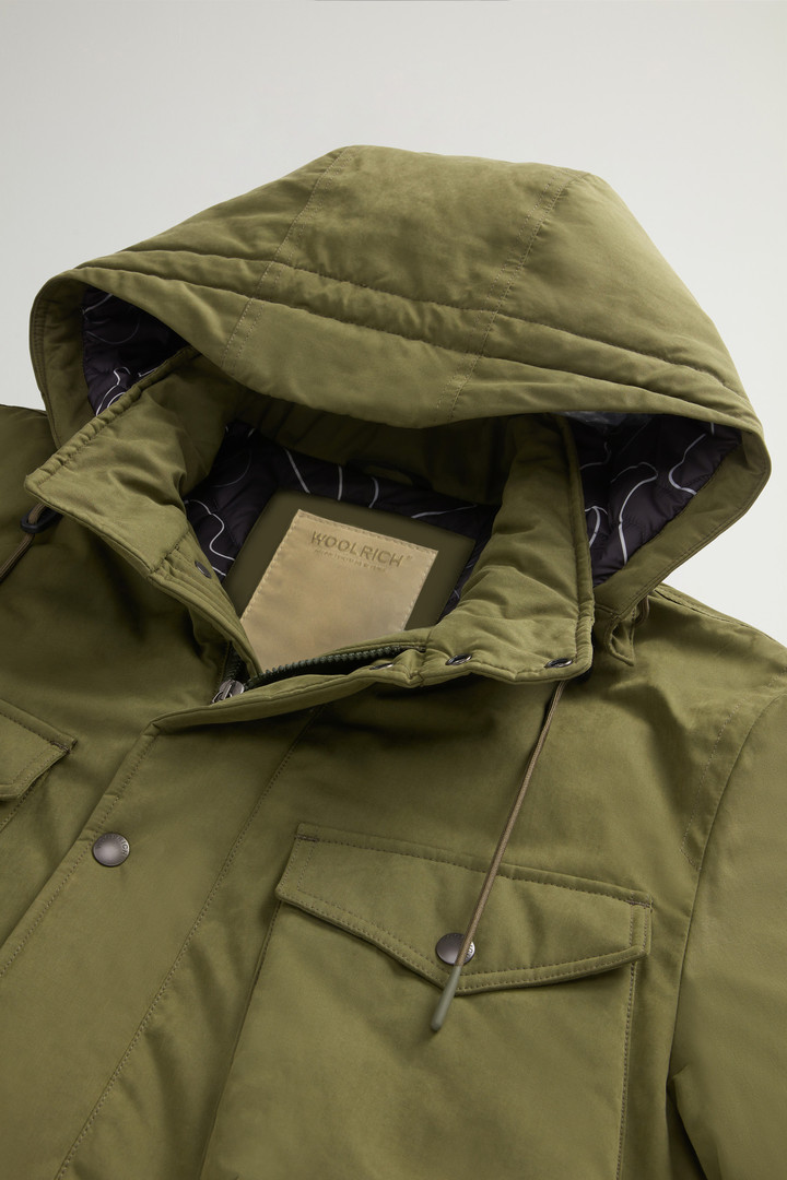 Mountain Cloth Field Jacket with Removable Hood Green photo 6 | Woolrich