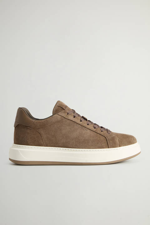 Arrow Sneakers in Suede Brown | Woolrich