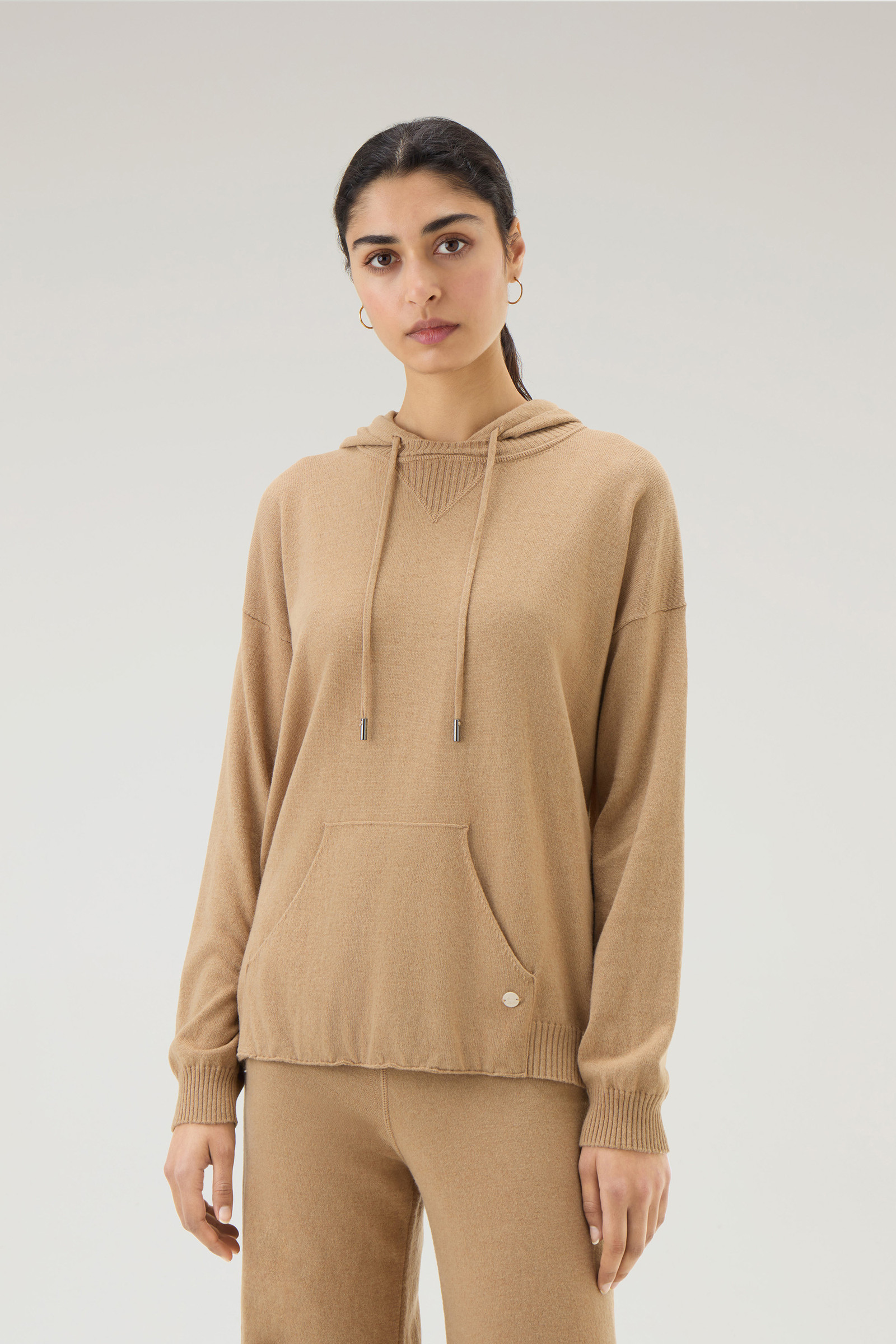 Sweater in Wool Blend with Dégradé Effect Beige | Woolrich