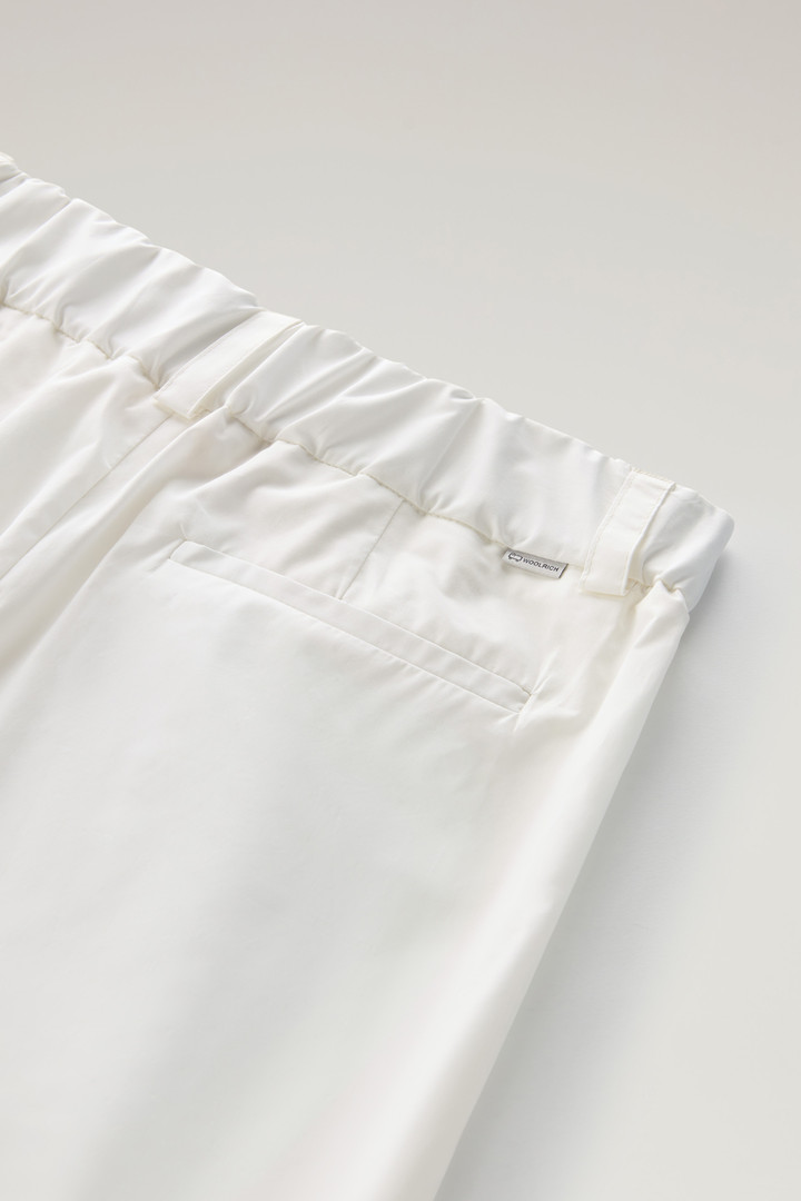 Pantalon en popeline de pur coton Blanc photo 7 | Woolrich