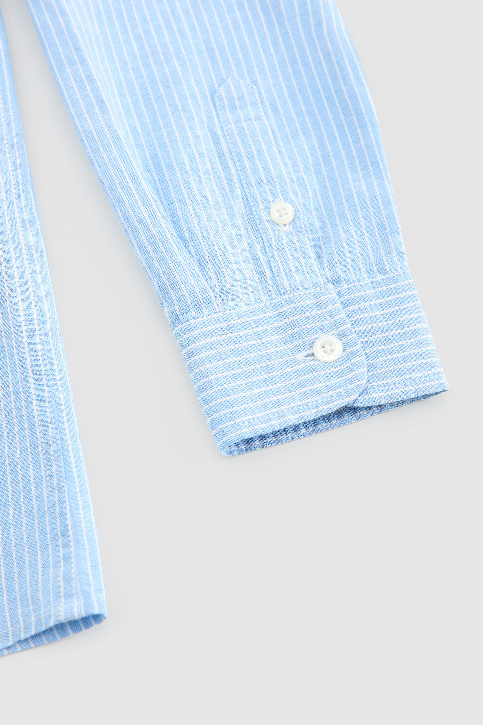 Boy's Linen Blend Shirt Blue photo 5 | Woolrich