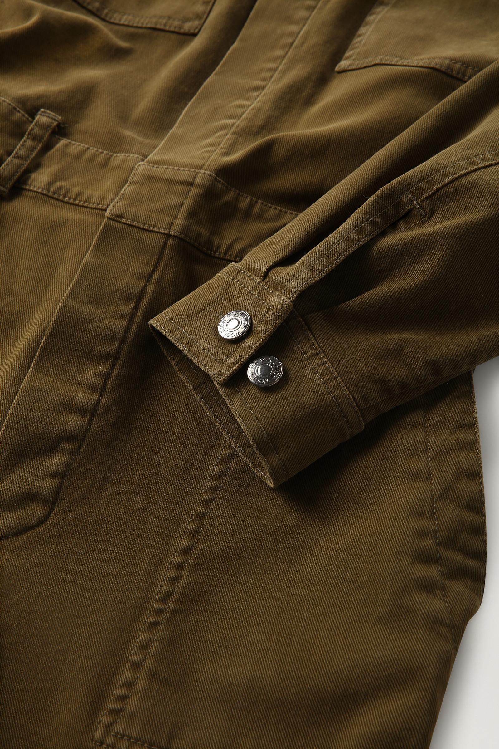 Cotton Twill Jumpsuit Green photo 7 | Woolrich