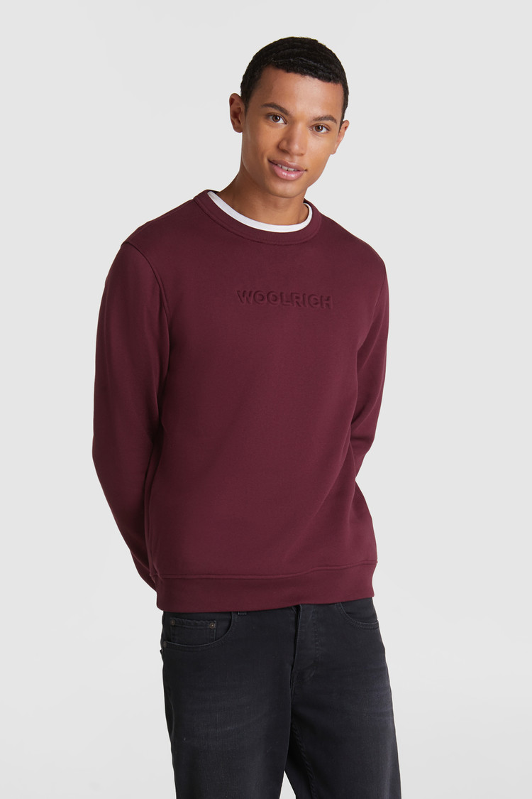 Luxury hoody met ronde hals