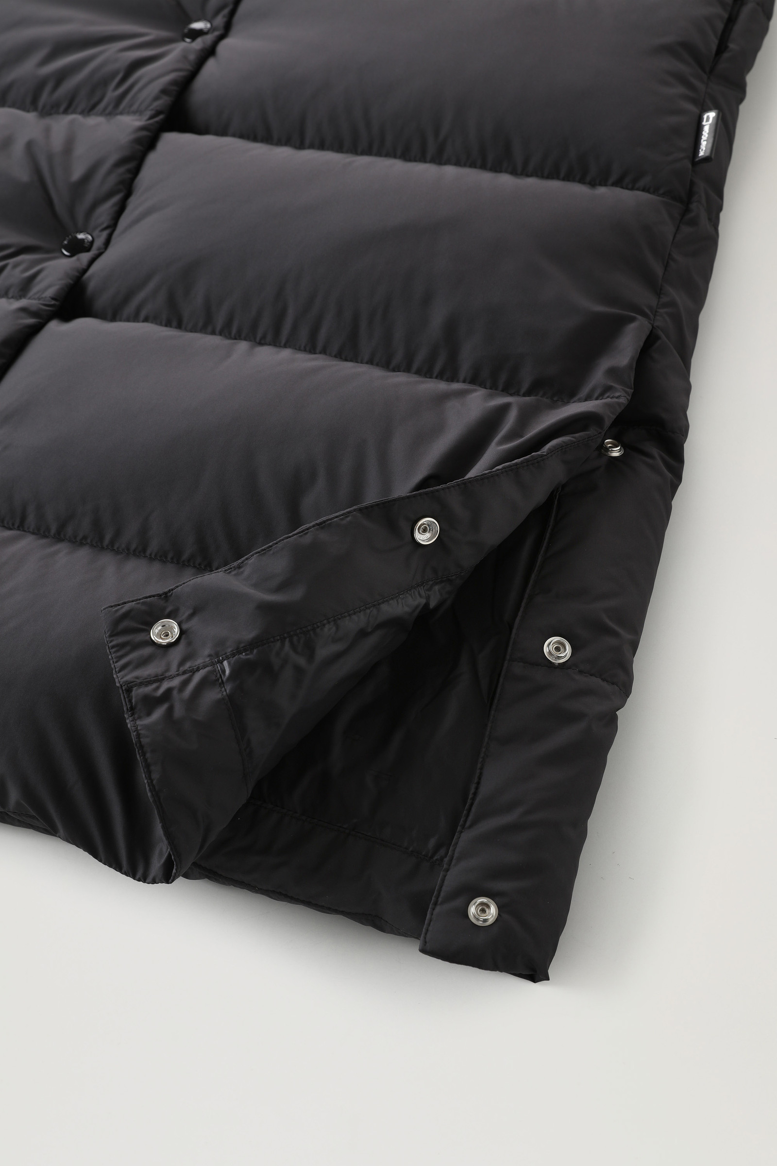 Veste sans manches Ellis rembourré long en microfibre noir photo 8 | Woolrich