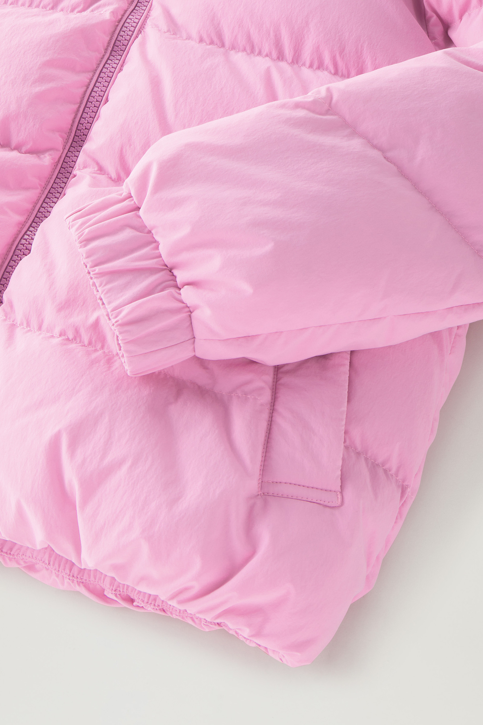 Piumino in nylon Eco Taslan con cappuccio removibile rosa photo 8 | Woolrich