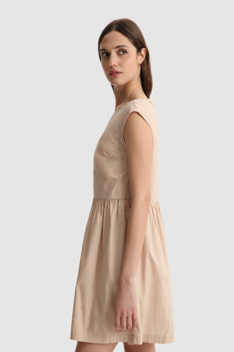 Popelinekleid mit Flügelärmel