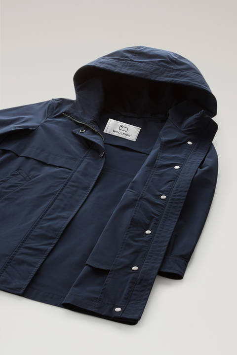 Girls' Summer Parka in Urban Touch Blue photo 2 | Woolrich