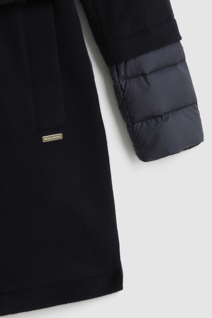 Trench-coat Kuna en laine mélangée italienne avec ceinture