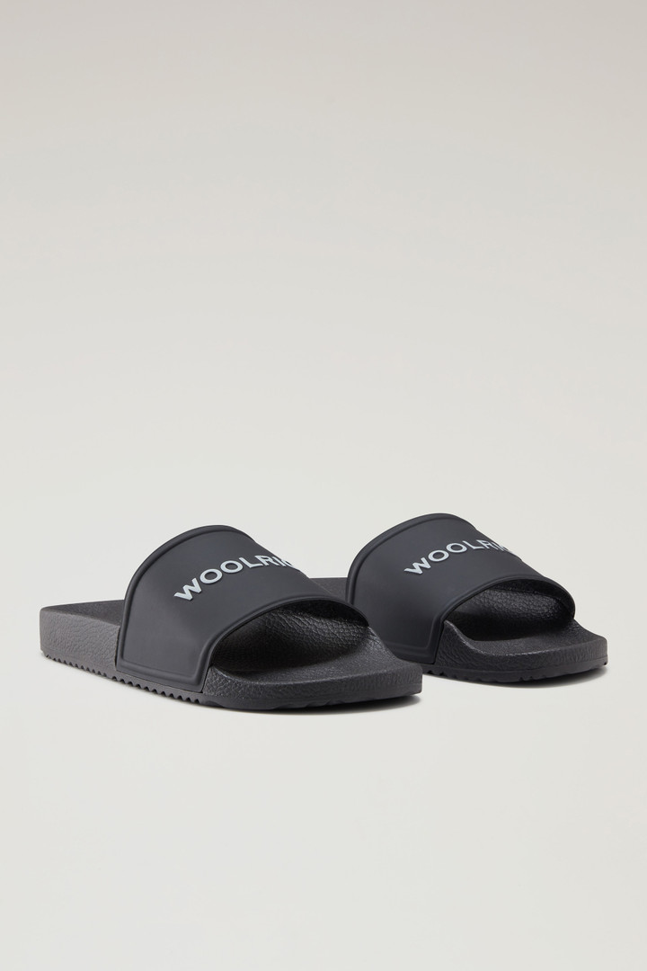 Rubber Slide Sandals Black photo 2 | Woolrich