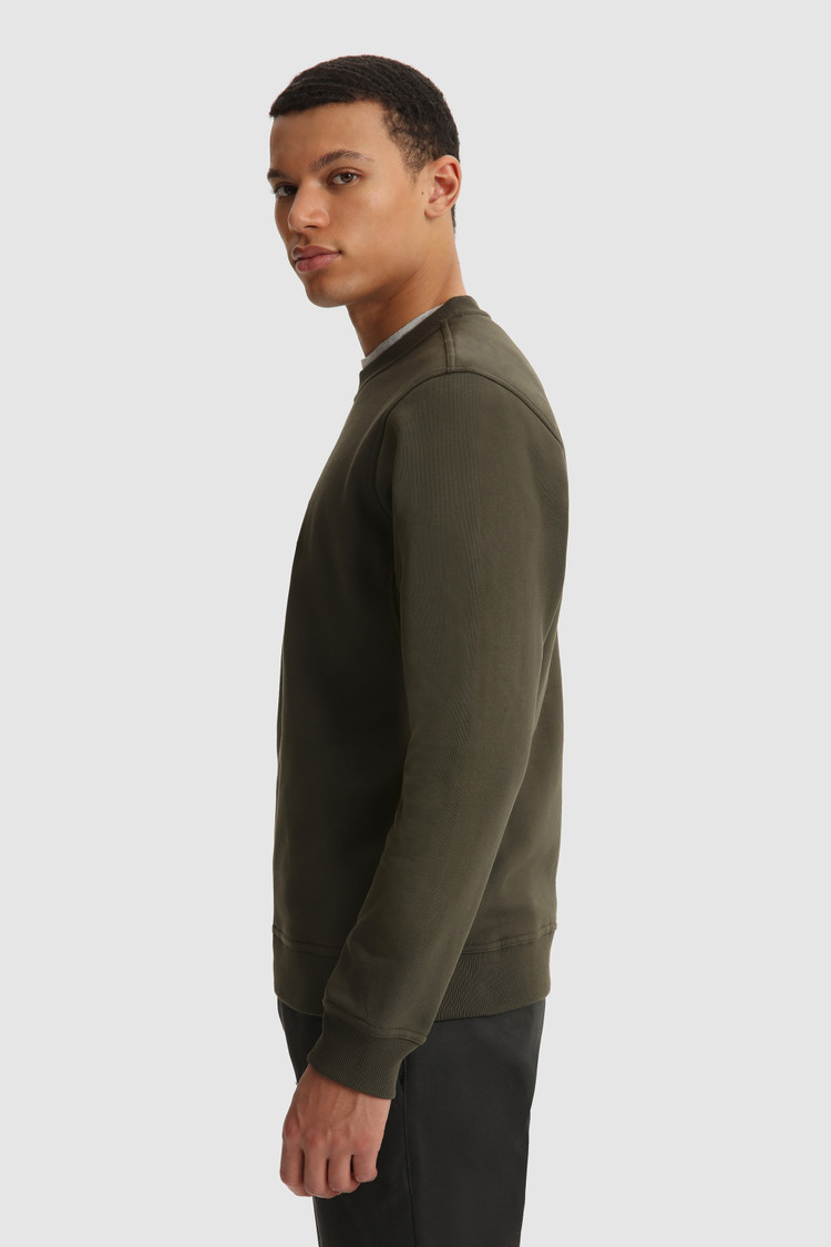 Jersey Luxe con cuello redondo y logotipo en relieve