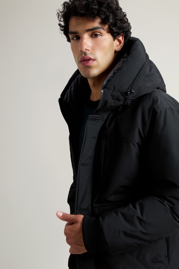 Ramar Cloth Bomber Jacket with Detachable Hood Black photo 5 | Woolrich