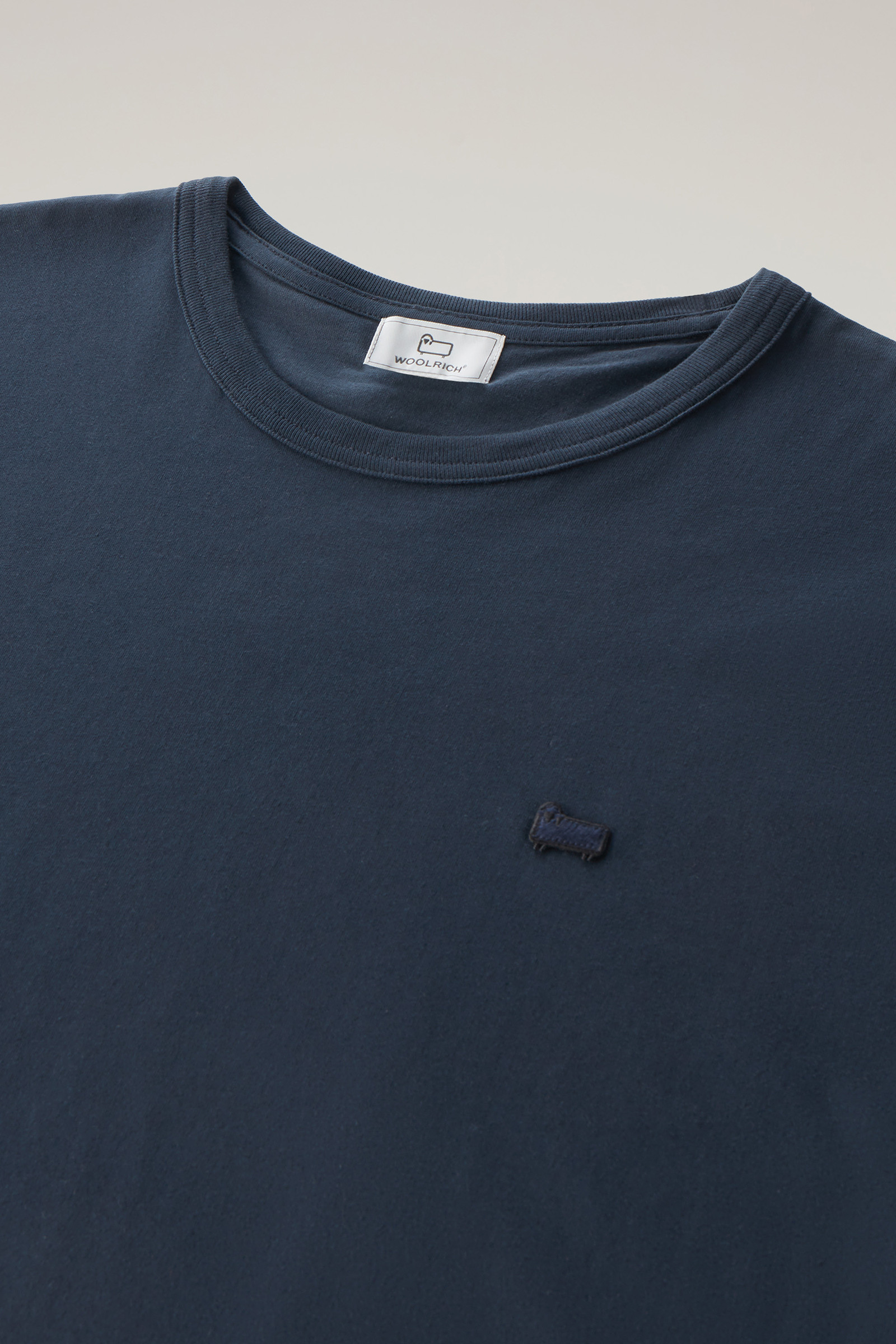 T-shirt Sheep in puro cotone blu photo 6 | Woolrich