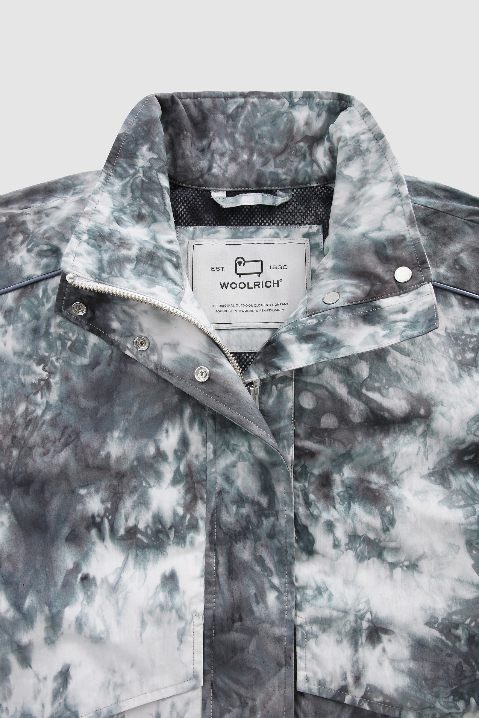 Chaqueta ligera Hazle con estampado Ocean azul photo 5 | Woolrich